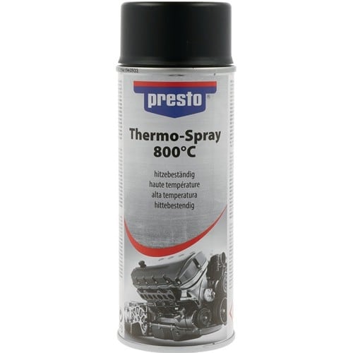 PRESTO Thermo-Lackspray Profi 800GradC schwarz 400 ml Spraydose PRESTO
