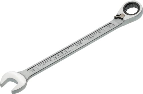 HAZET Maulringratschenschlüssel 606 SW 16mm L.230,2mm umschaltbar,Rings.15Grad HAZET