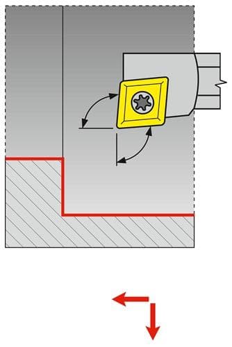 TECWERK Bohrstange E16R-SCLCL 09 li.VHM m.IK TECWERK
