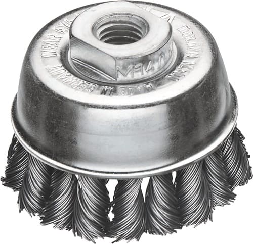 LESSMANN Topfbürste D.65mm M14 Drahtstärke 0,5mm STA Wechselzopf 12500min-¹ LESSMANN