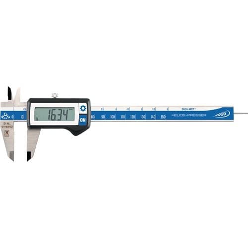 HELIOS PREISSER Messschieber DIN 862 DIGI-MET IP67 200mm dig.eck.H.PREISSER