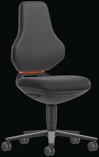BIMOS Arbeitsdrehstuhl TEXON Rl.Supertec schwarz 450-620mm BIMOS
