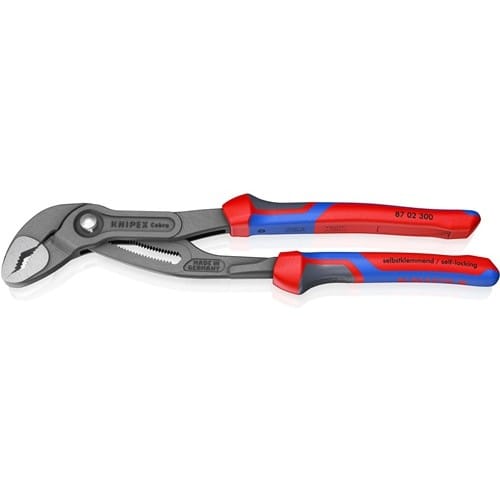 KNIPEX Wasserpumpenzange Cobra® L.300mm Spann-W.60mm pol.Mehrkomp.-Hülle KNIPEX
