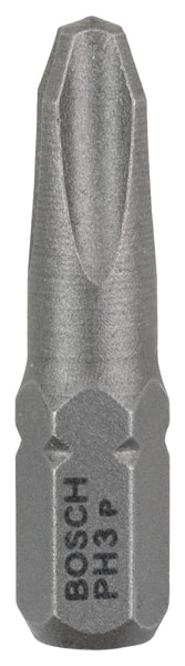 BOSCH Schrauberbit Extra-Hart PH 3, 25 mm, 3er-Pack