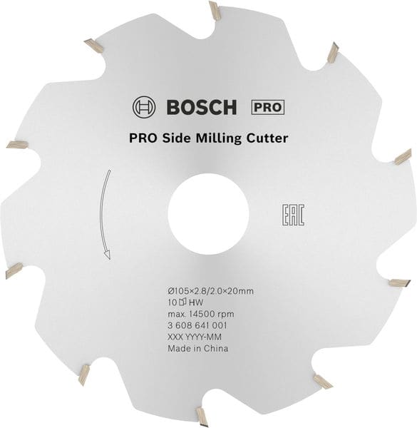 BOSCH Scheibenfräser, 10, 20 mm, 2,8 mm