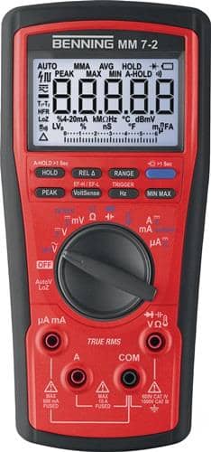 Multimeter MM 7-2 1000 V TRUE RMS BENNING
