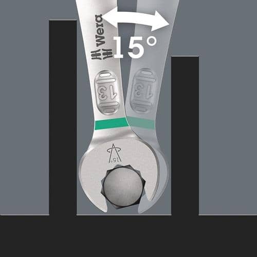 WERA Ringmaulschlüssel-Satz 6003 Joker 5-tlg.SW 8-19mm Form A leg.WS WERA