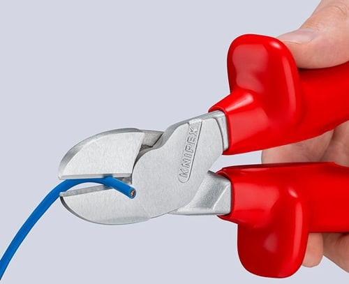 KNIPEX Kraftseitenschneider L.250mm VDE Form 0 tauchisol.KNIPEX