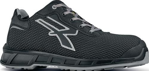 U.POWER Sicherheitshalbschuh Jackson Gr.42 W.11 schwarz/grau S3S CI FO SR ESD
