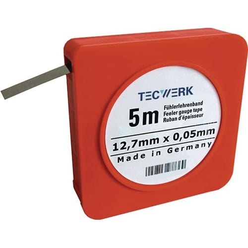 TECWERK Fühlerlehrenband S.0,45mm L.5m B.12,7mm TECWERK