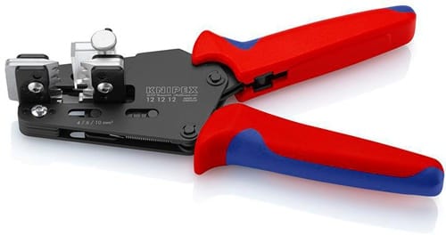 KNIPEX Abisolierzange L.195mm brün.m.Mehrkomp.-Hüllen KNIPEX