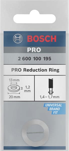 BOSCH Reduzierring für Kreissägeblätter, 20 x 13 x 1,2 mm
