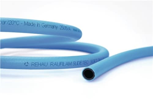 REHAU PVC Industrieschlauch Raufilam Slidetec soft ID 19,4mm AD 26,8mm L.50m blau Rl.