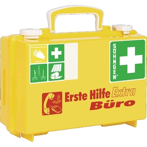 SÖHNGEN Erste Hilfe Koffer Extra Büro B260xH170xT110ca.mm leuchtgelb SÖHNGEN