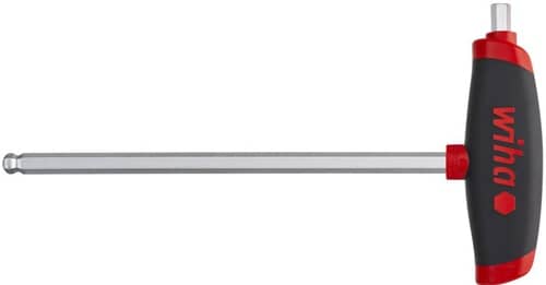 WIHA Stiftschlüssel m.Quergr.SW 4mm Klingen-L.150mm 6-KT m.Kugelk.+Seitenabtr.WIHA