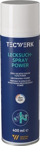 TECWERK Lecksuchspray Power farblos DVGW 400ml Spraydose TECWERK