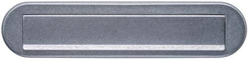INTERSTEEL Briefeinwurf VA Edelstahl vibriert ov.77mm 340mm INTERSTEEL