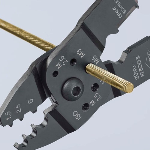 KNIPEX Crimpzange L.230mm 0,5- 6 (AWG 20-10) mm² KNIPEX