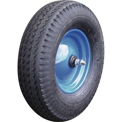 MÜBA Rad Polymer Rad-D400xB100mm m.Kugell.u.Achse MÜBA