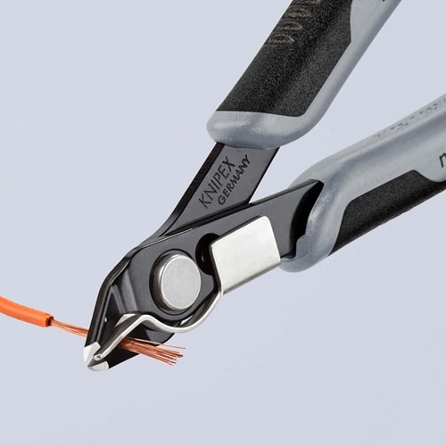 KNIPEX Elektronik-Seitenschneider Super-Knips® L.125mm Form7 Spezialwerkzeugstahl brün.