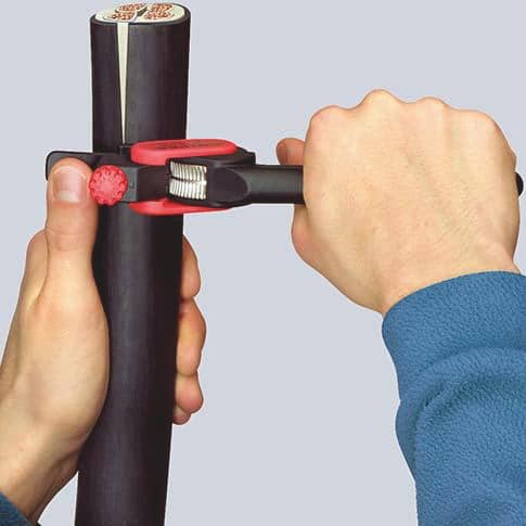KNIPEX Abmantelungswerkzeug Gesamt-L.150mm Arbeitsbereich D.ab 25,0mm KNIPEX
