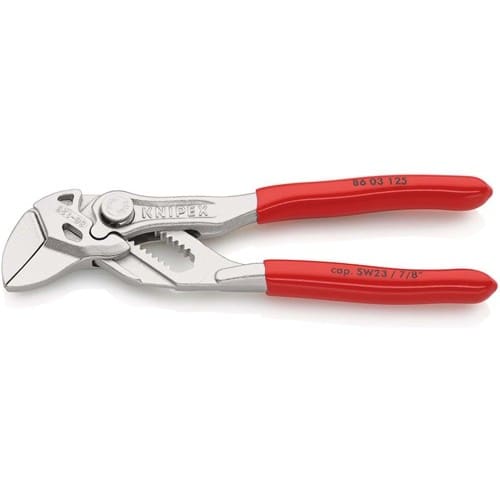 KNIPEX Zangenschlüssel L.125mm Spann-W.23mm verchr.Ku.-Überzug KNIPEX