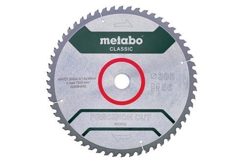 METABO Kreissägeblatt cordless cut wood classic AD 305mm Z.56 Bohr.30mm Schnitt-B.2,4mm