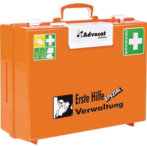 SÖHNGEN Erste Hilfe Koffer Advocat Verwaltung B400xH300xT150ca.mm orange SÖHNGEN