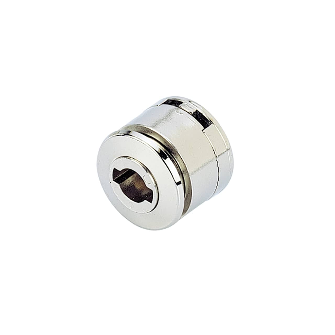 HETTICH Zylinderglastürschloss Typ 320, Aluminium Optik, 46297