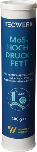 TECWERK MoS² Hochdruckfett schwarzgrau 400g Kartusche TECWERK