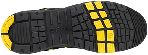 BAAK Sicherheitsstiefel Alexander Gr.44 W.11 schwarz/gelb S3S FO HRO LG SC SR ESD
