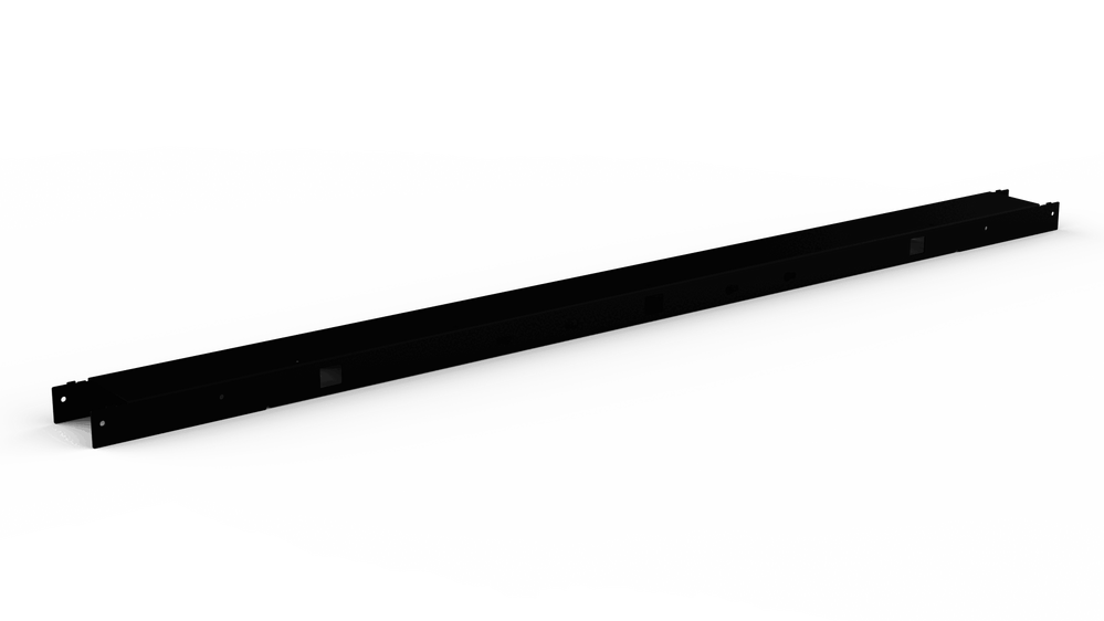 Veyhl Traverse starr für 1600er Platte, mit Handschalter auf/ab, inkl. Elektro-Kit für Powertec, schwarz