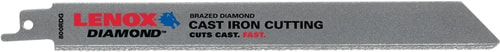 LENOX Säbelsägeblatt Diamond Grit L.200mm B.19mm 1 St./Karte