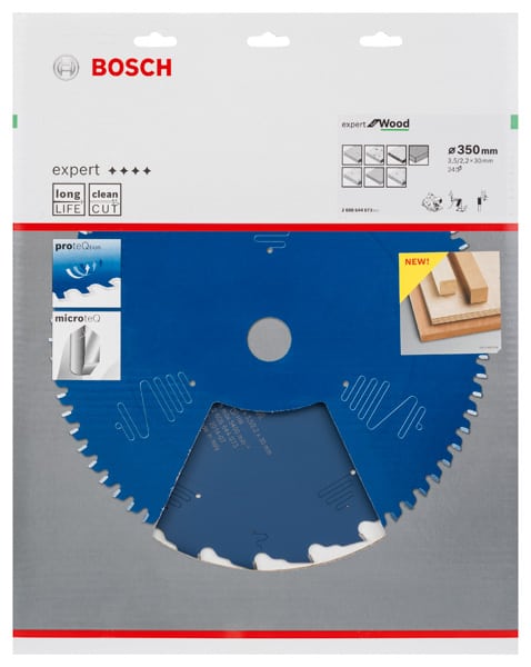 BOSCH Kreissägeblatt Expert for Wood, 350 x 30 x 3,5 mm, 24