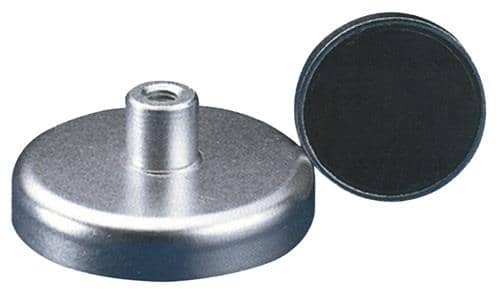 Magnetflachgreifer D.25xH15mm m.Gewindebuchse Haftkraft 40N