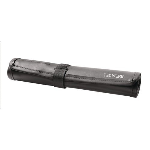 TECWERK Ringmaulschlüsselsatz 12-tlg.SW 6-22mm Form A CV-Stahl in Rolltasche TECWERK