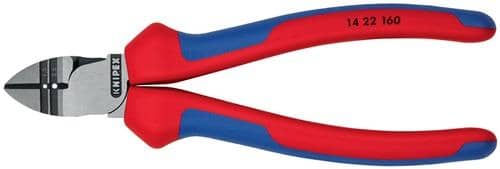 KNIPEX Abisolierseitenschneider L.160mm 1,5/2,5mm² pol.Mehrkomp.-Hüllen KNIPEX