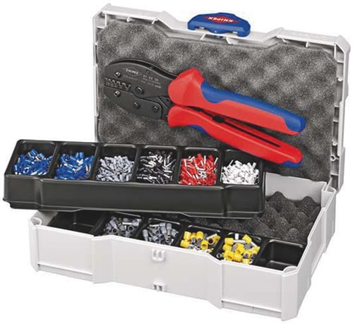 KNIPEX Aderendhülsensortiment 1201tlg.0,50-6,00mm² Crimpzange PreciForce®