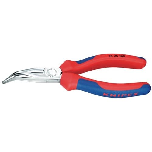 KNIPEX Flachrundzange L.160mm flachrund 40Grad gew.Comfort-Griff KNIPEX