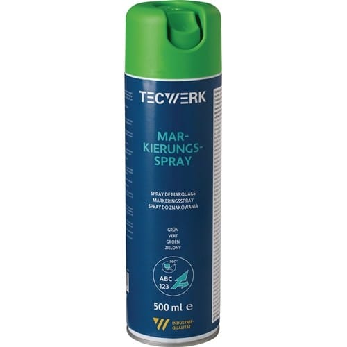 TECWERK Markierungsspray grün 500ml Spraydose TECWERK