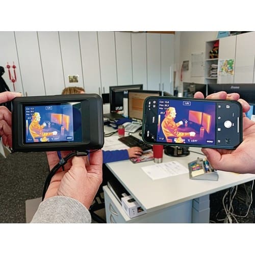 TESTBOY Wärmebildkamera TV 296 3,5Zoll Farb-Display 256x192 Bildpunkte-20 b.+400GradC