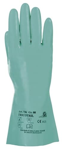 Chemikalienhandschuhe Tricotril 736 PSA-Kategorie III HONEYWELL