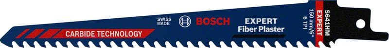 BOSCH EXPERT ‘Fiber Plaster’ S 641 HM Säbelsägeblatt, 1 Stück. Für Säbelsägen