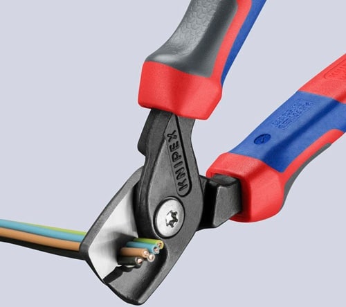 KNIPEX Kabelschere L.160mm Mehrkomp.-Hüllen KNIPEX