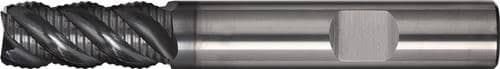 TECWERK Schaftfräser DIN 6527L Typ HR D.12mm Einsatz-L.38mm VHM TiAlN HB Z.4 lang TW