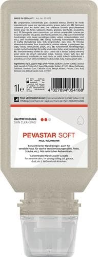 PAUL VOORMANN Handreinigung PEVASTAR SOFT 1l silikon- u.lösemittelfrei Softflasche