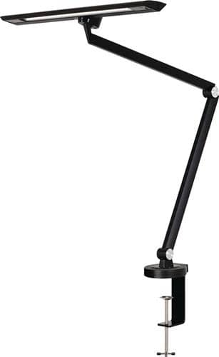 HANSA Schreibtischleuchte LED Zirkon Aluminium,ABS,Eisen,PC schwarz H.820mm m.Klemme