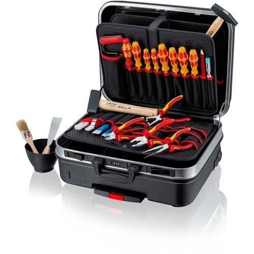 KNIPEX Werkzeugsortiment BIG Basic Move Elektro 24-tlg.im Hartschalenkoffer