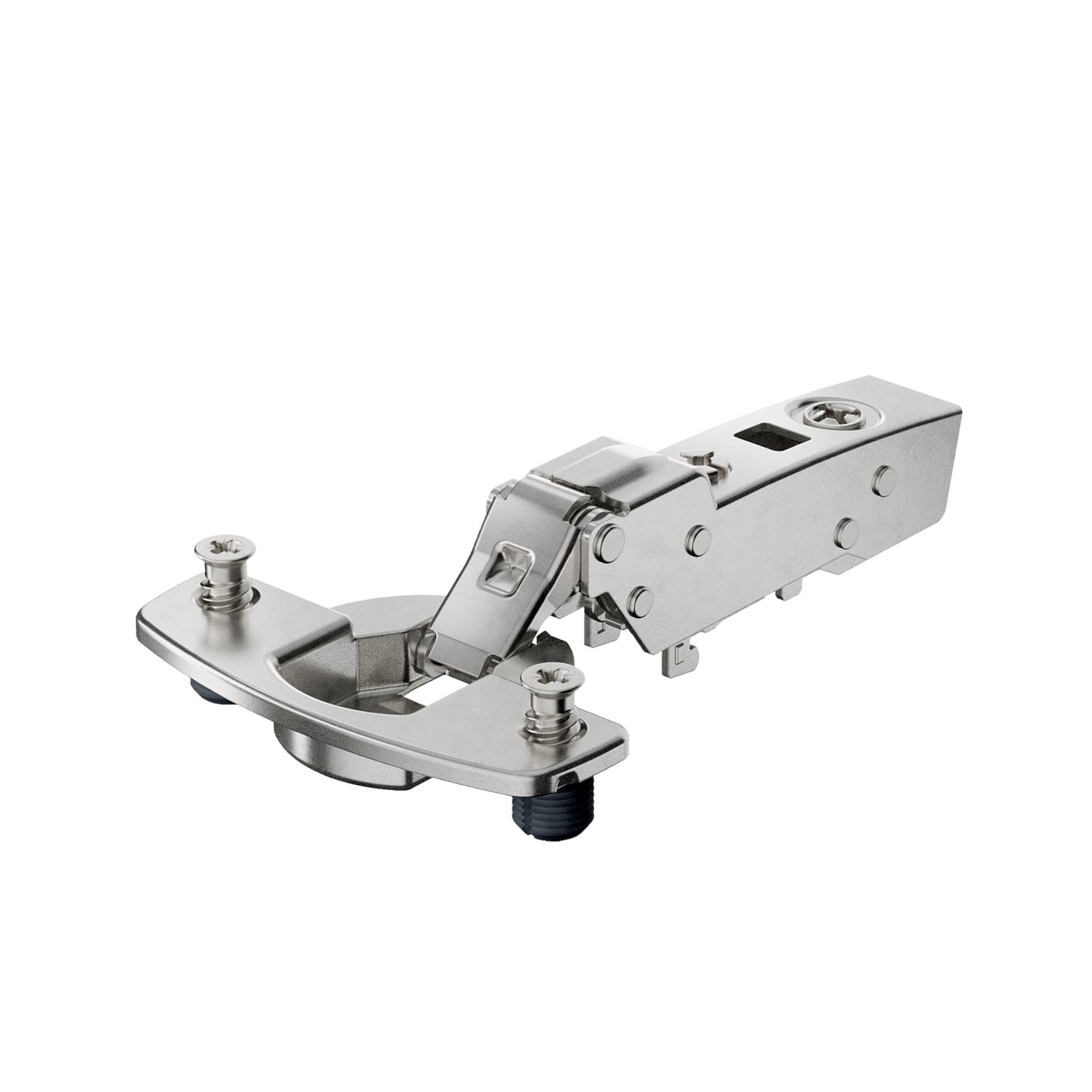 HETTICH Sensys Dünntürscharnier, Türdicke ab 10 mm, mit integrierter Dämpfung (Sensys 8646i), vernickelt, 9094286