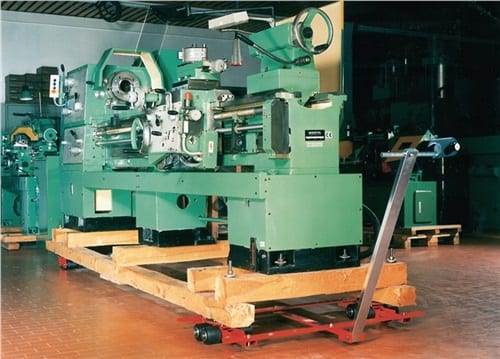 KRAMP Transportfahrwerk tandem,lenkbar,m.7-fach-Verstellung Trgf.6 t 8 Lastrollen